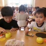 「花火製作」わくわくぐみ　(3.4.5歳児)