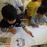 「おえかき」りすぐみ (1歳児)