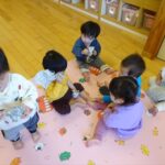 「豆まき」全園児